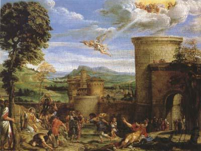 Annibale Carracci The Martyrdom of St Stephen (mk08) France oil painting art